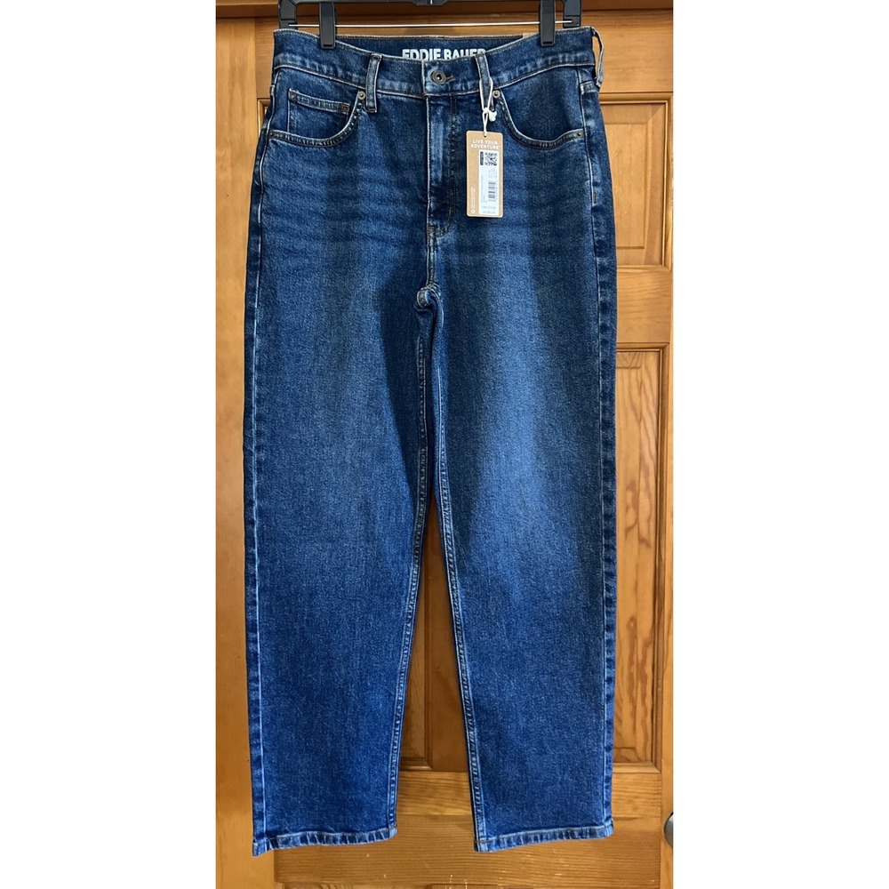 Eddie Bauer Women's Authentic Perfect Straight Leg High Rise Jeans Sz 10
